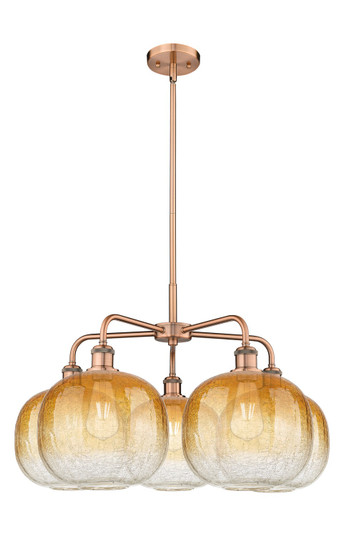 Ballston Five Light Chandelier in Antique Copper (405|516-5CR-AC-G481-10AM)