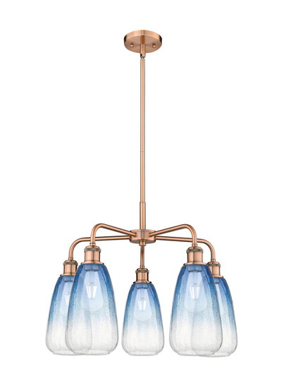 Ballston Five Light Chandelier in Antique Copper (405|516-5CR-AC-G480-6SB)