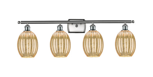 Ballston Four Light Bath Vanity in Brushed Satin Nickel (405|516-4W-SN-G459-6ME)