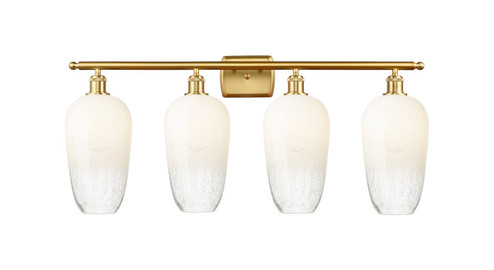 Ballston Four Light Bath Vanity in Satin Gold (405|516-4W-SG-G484-7OP)