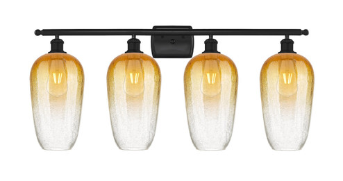 Ballston Four Light Bath Vanity in Matte Black (405|516-4W-BK-G484-7AM)