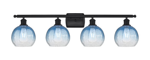 Ballston Four Light Bath Vanity in Matte Black (405|516-4W-BK-G483-8SB)