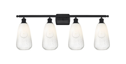 Ballston Four Light Bath Vanity in Matte Black (405|516-4W-BK-G480-6OP)