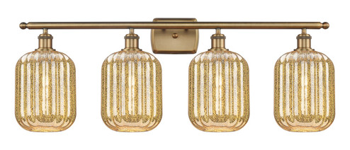 Ballston Four Light Bath Vanity in Brushed Brass (405|516-4W-BB-G460-7ME)