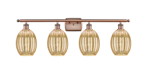Ballston Four Light Bath Vanity in Antique Copper (405|516-4W-AC-G459-6ME)