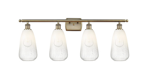Ballston Four Light Bath Vanity in Antique Brass (405|516-4W-AB-G480-6OP)