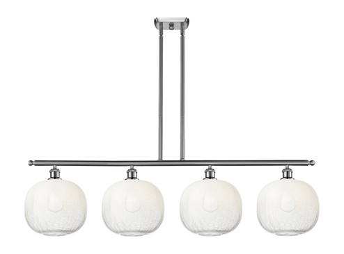 Ballston Four Light Island Pendant in Brushed Satin Nickel (405|516-4I-SN-G481-10OP)