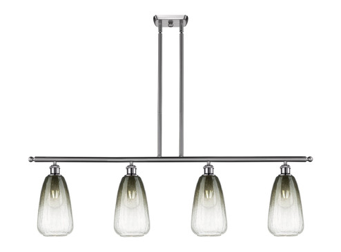 Ballston Four Light Island Pendant in Brushed Satin Nickel (405|516-4I-SN-G480-6SL)