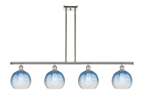 Ballston Four Light Island Pendant in Polished Nickel (405|516-4I-PN-G483-8SB)