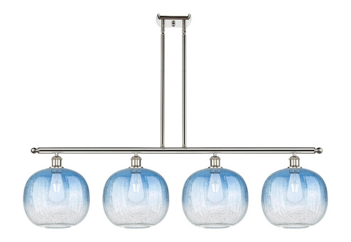 Ballston Four Light Island Pendant in Polished Nickel (405|516-4I-PN-G481-10SB)