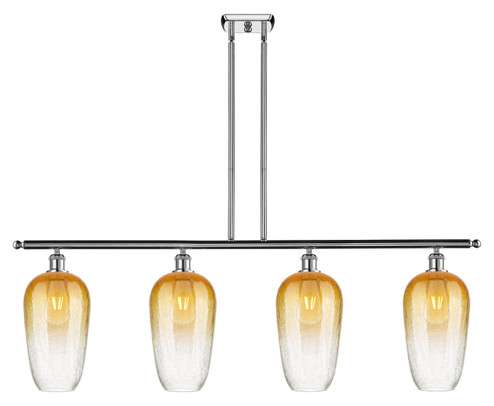 Ballston Four Light Island Pendant in Polished Chrome (405|516-4I-PC-G484-7AM)