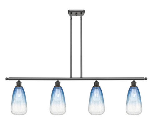 Ballston Four Light Island Pendant in Oil Rubbed Bronze (405|516-4I-OB-G480-6SB)