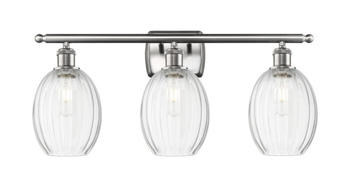 Ballston Three Light Bath Vanity in Brushed Satin Nickel (405|516-3W-SN-G459-6CL)