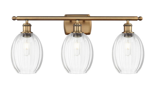 Ballston Three Light Bath Vanity in Brushed Brass (405|516-3W-BB-G459-6CL)