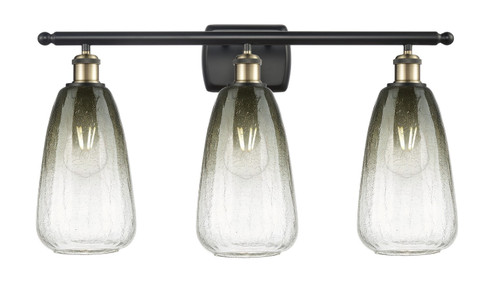 Ballston Three Light Bath Vanity in Black Antique Brass (405|516-3W-BAB-G480-6SL)