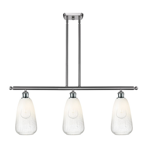 Ballston Three Light Island Pendant in Brushed Satin Nickel (405|516-3I-SN-G480-6OP)