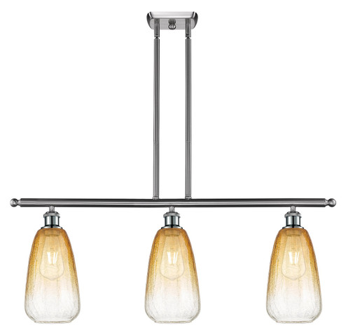 Ballston Three Light Island Pendant in Brushed Satin Nickel (405|516-3I-SN-G480-6AM)