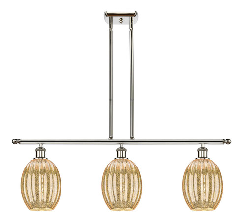 Ballston Three Light Island Pendant in Polished Nickel (405|516-3I-PN-G459-6ME)