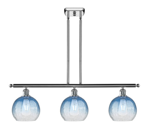 Ballston Three Light Island Pendant in Polished Chrome (405|516-3I-PC-G483-8SB)