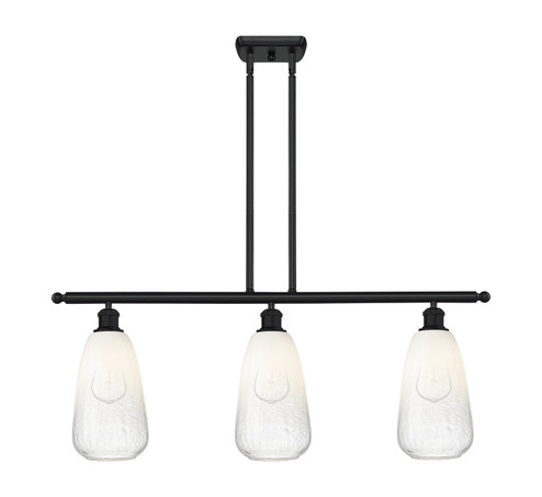 Ballston Three Light Island Pendant in Matte Black (405|516-3I-BK-G480-6OP)