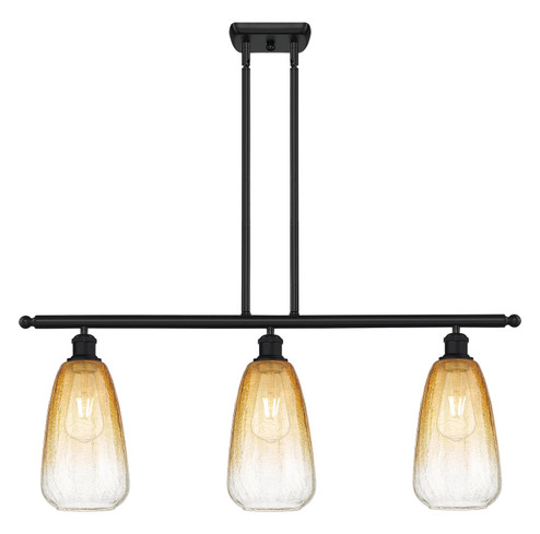 Ballston Three Light Island Pendant in Matte Black (405|516-3I-BK-G480-6AM)