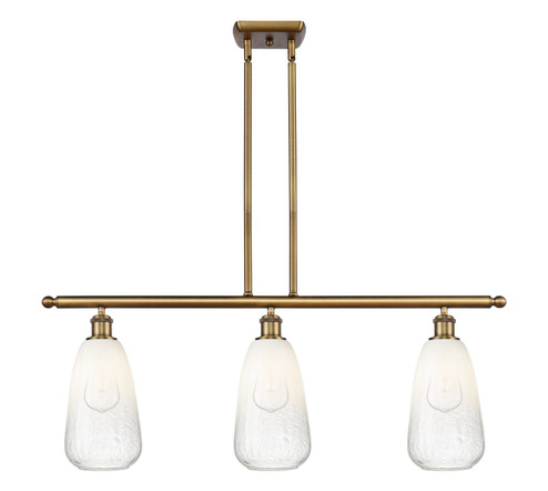 Ballston Three Light Island Pendant in Brushed Brass (405|516-3I-BB-G480-6OP)