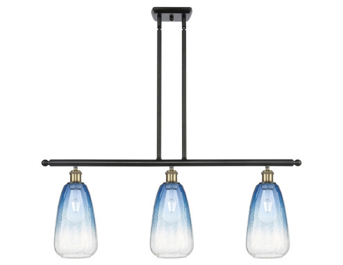 Ballston Three Light Island Pendant in Black Antique Brass (405|516-3I-BAB-G480-6SB)