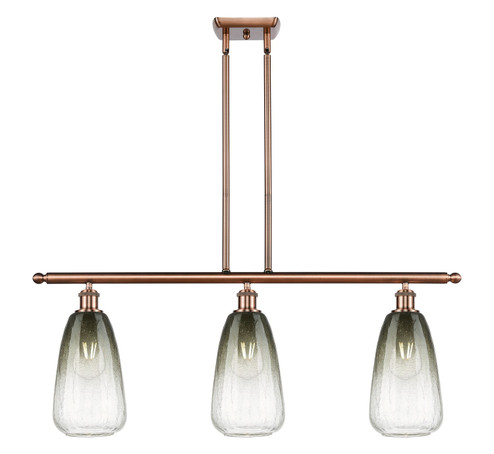 Ballston Three Light Island Pendant in Antique Copper (405|516-3I-AC-G480-6SL)