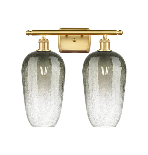 Ballston Two Light Bath Vanity in Satin Gold (405|516-2W-SG-G484-7SL)