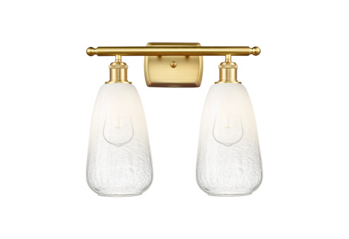 Ballston Two Light Bath Vanity in Satin Gold (405|516-2W-SG-G480-6OP)