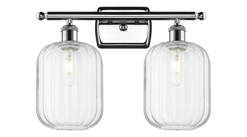 Ballston Two Light Bath Vanity in Polished Chrome (405|516-2W-PC-G460-7CL)