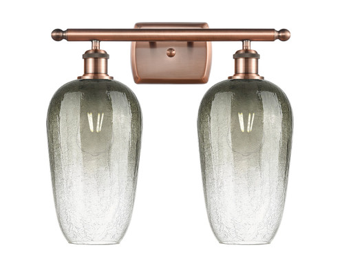Ballston Two Light Bath Vanity in Antique Copper (405|516-2W-AC-G484-7SL)