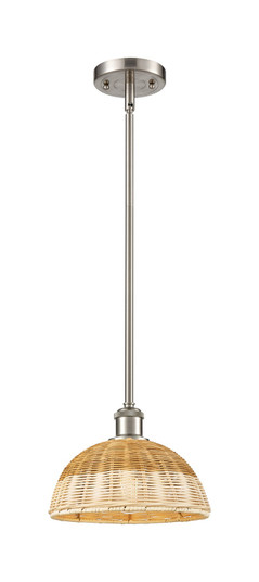Ballston One Light Mini Pendant in Brushed Satin Nickel (405|516-1S-SN-NBD2-9-NAT)
