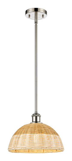 Ballston One Light Mini Pendant in Brushed Satin Nickel (405|516-1S-SN-NBD2-12-NAT)