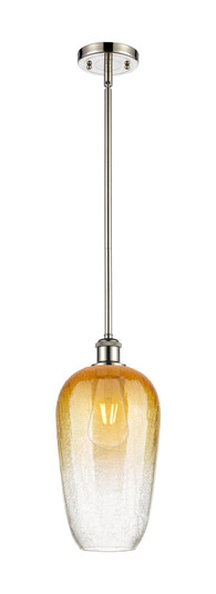 Ballston One Light Mini Pendant in Polished Nickel (405|516-1S-PN-G484-7AM)