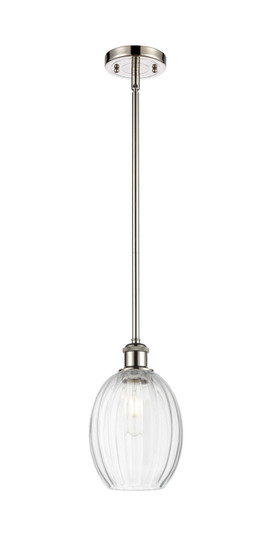 Ballston One Light Mini Pendant in Polished Nickel (405|516-1S-PN-G459-6CL)