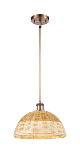 Ballston One Light Mini Pendant in Antique Copper (405|516-1S-AC-NBD2-12-NAT)