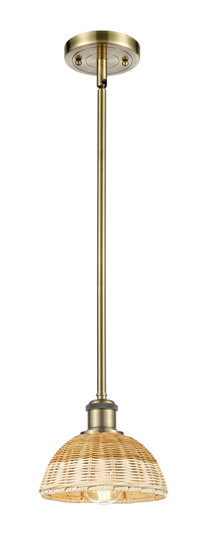 Ballston One Light Mini Pendant in Antique Brass (405|516-1S-AB-NBD2-75-NAT)