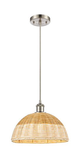 Ballston One Light Mini Pendant in Brushed Satin Nickel (405|516-1P-SN-NBD2-12-NAT)