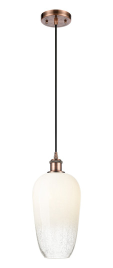 Ballston One Light Mini Pendant in Antique Copper (405|516-1P-AC-G484-7OP)
