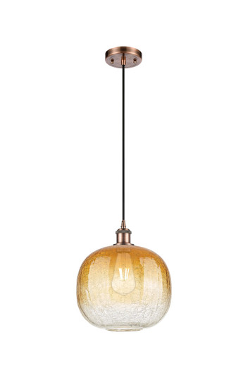Ballston One Light Mini Pendant in Antique Copper (405|516-1P-AC-G481-10AM)