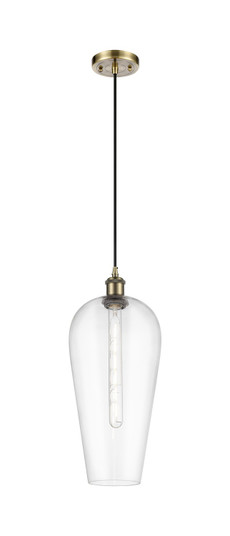 Ballston One Light Mini Pendant in Antique Brass (405|516-1P-AB-G456-8CL)