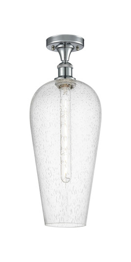 Ballston One Light Semi-Flush Mount in Polished Chrome (405|516-1C-PC-G456-8SDY)