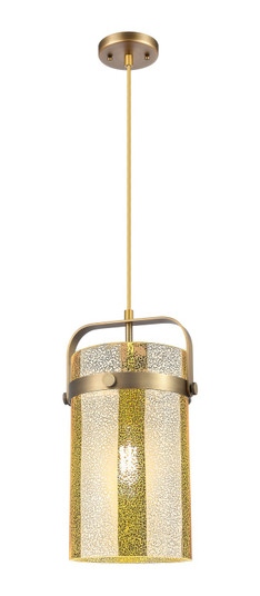 Downtown Urban One Light Mini Pendant in Brushed Brass (405|413-1PM-BB-G413-1S-8ME)