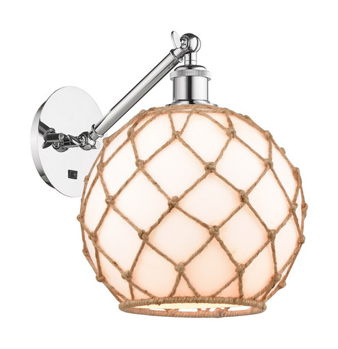 Ballston One Light Wall Sconce in Polished Chrome (405|317-1W-PC-G121-10RB)