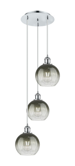 Ballston Three Light Pendant in Polished Chrome (405|113B-3P-PC-G483-8SL)