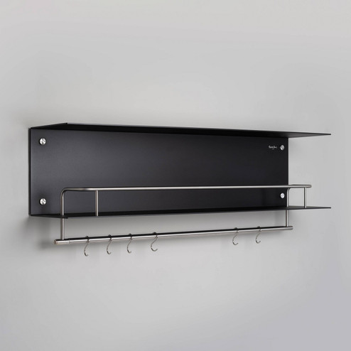 Kitchen Hanger Shelf in Black / Steel (576|USV-041924)