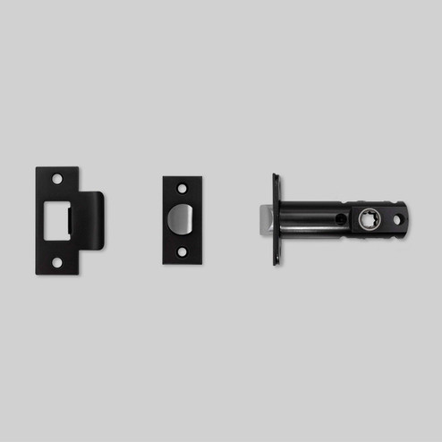 Tubular Latch in Black (576|NLL-02197)