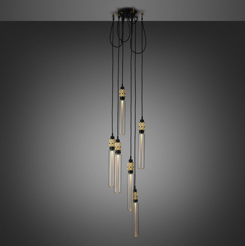 LED Pendant in Brass (576|NHK-05326)