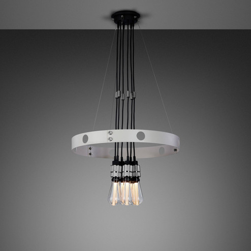 LED Chandelier in Steel (576|NHE-232181)